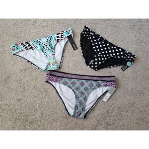 Apt 9 bikini bottom swimwear bundle (Lot Of 3) NWT size large